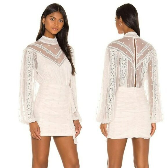 REVOLVE Dresses & Skirts - Tularosa Topaz Dress - Ivory